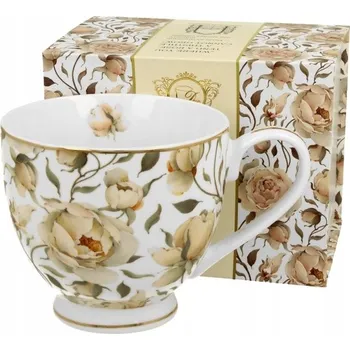 Hrnek Duo ENGLISH ROSES WHITE porcelánový 530 ml