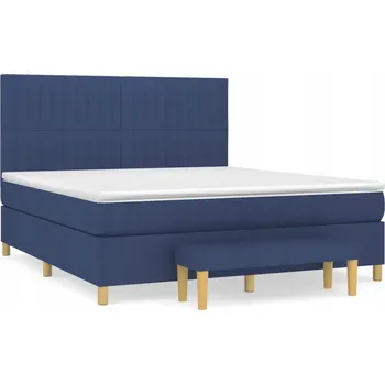 Postel Jednolůžková dřevěná postel 180x200 modrá