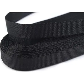 Stuha Stuha taftová šíře 9 mm, malé, 900 černá