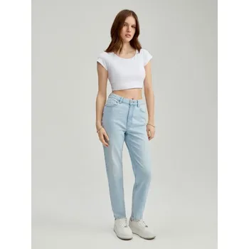 Dámské džíny Džíny mom - 44 - House - modrý - 802BL-50J