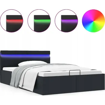 Postel Čalouněná jednolůžková postel 120x200 černá