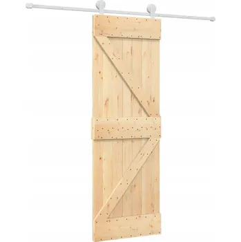 Interiérové dveře Posuvné dveře borovice 70x210 bílé