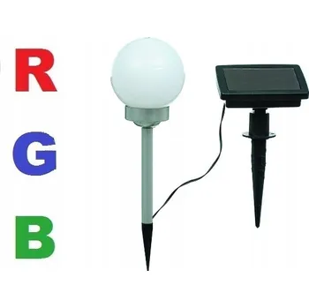 Venkovní osvětlení SOLÁRNÍ LAMPA 2x LED ZAHRADNÍ S FUNKCÍ ROTACE rgb15