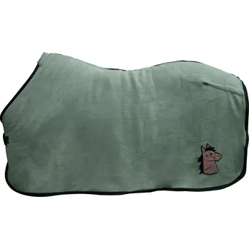 Deka pro koně HKM Deka odpocovací Mia Shetty HKM, sage Délka zad: 55 cm
