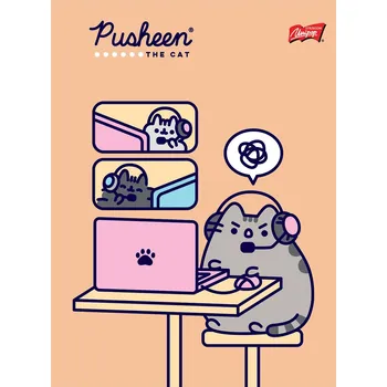 Sešit Sešit linkovaný A5 Pusheen Unipap, 32 listů
