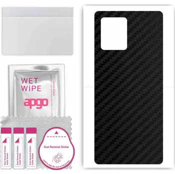 Pouzdro na mobilní telefon Fólie / Ochranná fólie s karbonovým vzhledem na ZADNÍ stranu telefonu TCL 305i - Barva: Karbon