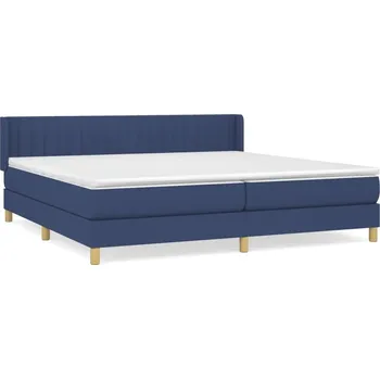 Postel Čalouněná dvoulůžková postel 200x200 modrá