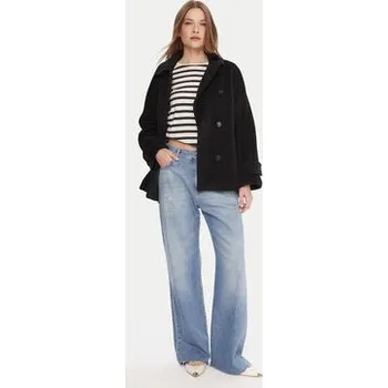 Dámský kabát Marella Vlněný kabát Dovere 2523086112 Černá Regular Fit 40