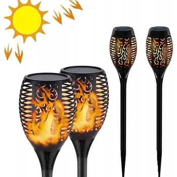 Venkovní osvětlení Solární lampa zapichovací NEXONE černá 48 cm 2 ks