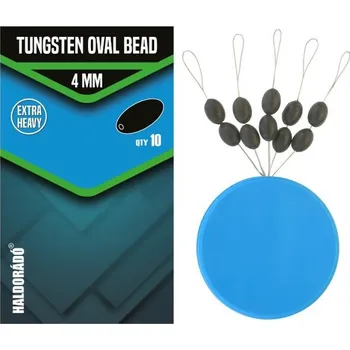 Haldorádó Tungsten Oval Bead 4 mm
