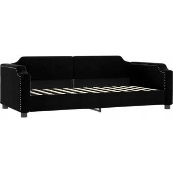 Postel Čalouněná jednolůžková postel 90x200 černá