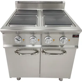 Sporák DASgastro Elektrický sporák 4x plotýnka čtvercová