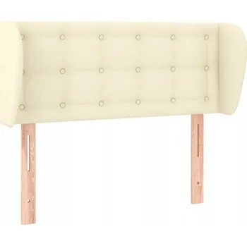 Čelo postele ušák krémové 83x23x78/88 cm
