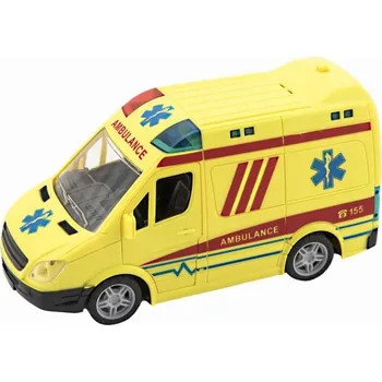 autíčko Medvídek Auto sanitka plastová 20 cm