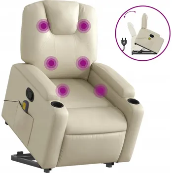 Křeslo Houpací křeslo béžové