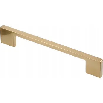Nábytková úchytka ZNAL 819 GTV ZLATÁ MOSAZ 256 mm UZ-819256-16