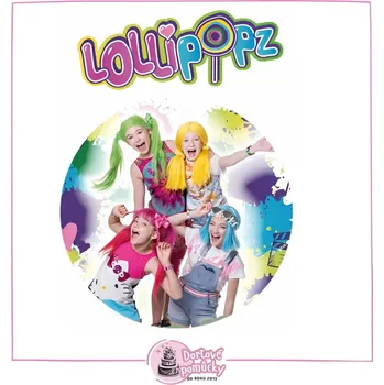 Přisada na vaření a pečení Lollipopz č.2 - jedlý papír - Úprava na přání +20 Kč / Jedlý papír / Bez decor gelu