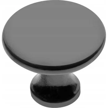 Nábytkové kování Úchytka knopka nábytková UDINE GTV černý chrom