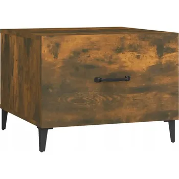 Konferenční stolek Konferenční stolek industriální, dub, 50x50x40 cm