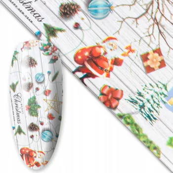 Vánoční Fólie na přenos nehtů 15