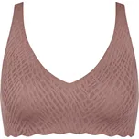 714405 - Měkká podprsenka sloggi Zero Feel Bliss Soft Bra - pro ženy - vel. L - barva: růžová/žakár