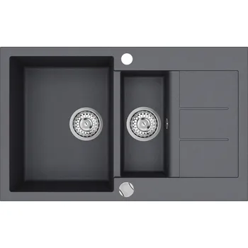 Granitový dřez Granitový dřez Helika TESA SQT151 graphite