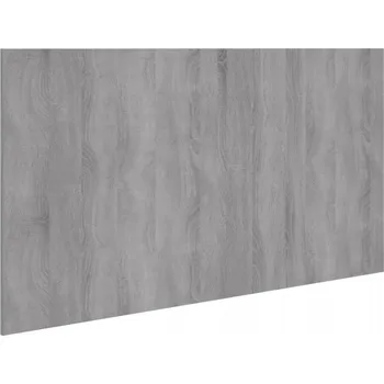 Čelo postele dřevěné šedé dub sonoma 160x80 cm