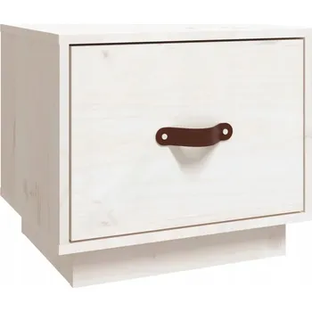 Noční stolek Noční stolek borovice bílá 40x34x35 cm