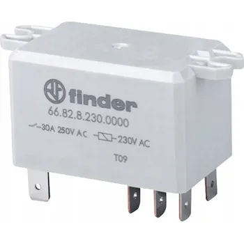 Relé Finder 66.82.9.024.0300 Relé 2 přepínací kontakty 30A 24V DC