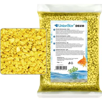 Akvarijní štěrk žlutý 2 kg DECO