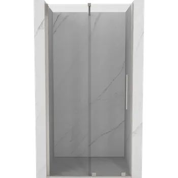 Sprchové dveře Mexen Velar posuvné sprchové dveře 100 cm, transparentní, kartáčovaný nikl - 871-100-000-01-97 Sprchové dveře