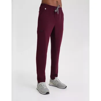 Zdravotnický oděv Pánské Kalhoty Basic - Burgundy 0
