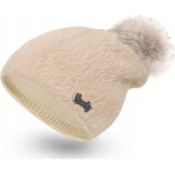 Čepice Nandy zimní čepice béžová, univerzální velikost