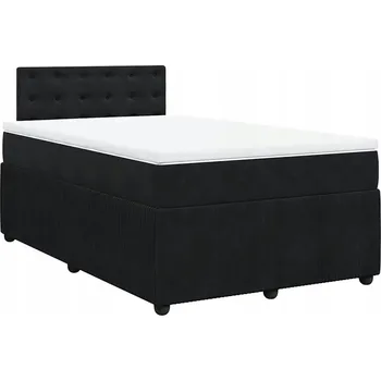 Postel Čalouněná jednolůžková postel 120x190 cm černá