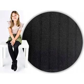 Noviti dětské punčocháče černé bavlna velikost 92