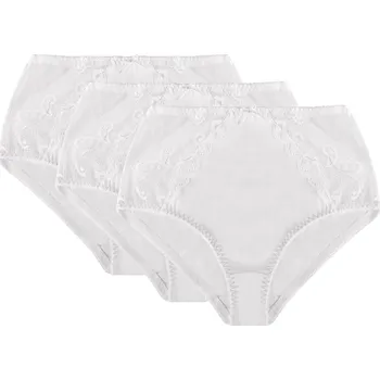 Dámská móda Kalhotky Mitex Aga 3-pak Barva: Bílá, Velikost: 2XL