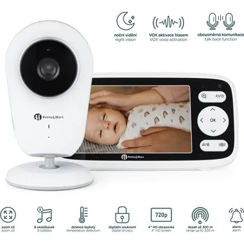 chůvička Petite & Mars Chůvička dětská digitální Nano 4.0