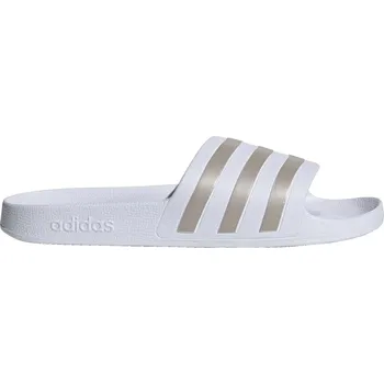 Pánské pantofle ADIDAS Pantofle Adilette Aqua 39 2/3 BÍLÁ|ŠEDÁ