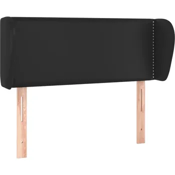 Čelo postele černé s nastavitelnou výškou 93x23x78/88 cm