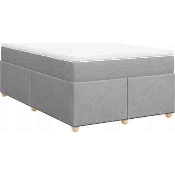 Postel Čalouněná jednolůžková postel 120x200 cm, odstíny šedé