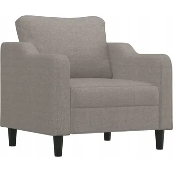 Křeslo Křeslo Taupe 78x77x80 cm, látka/kov, max. 110 kg