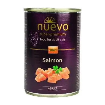 Krmivo pro kočku Nuevo kočka adult Losos konz. 400g
