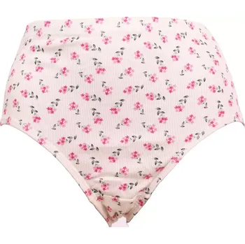 Kalhotky Dámské kalhotky Andrie PS 1710 kytičky smetanová velikost 3XL-54/56