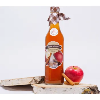 Sirup Kapka Přírody Sirup jablko se skořicí Objem láhve: 0,2 l