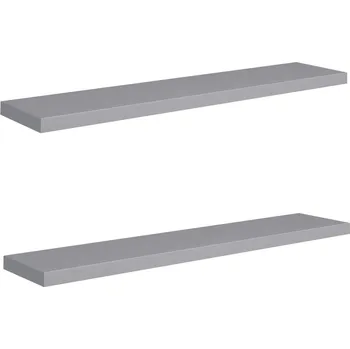 police Nástěnná police 120x23,5x3,8 cm, šedá