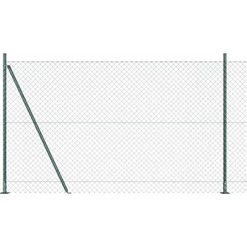 Plot Řetězový plot se sloupy Zelená 1.4 x 10 m Ocel Zelená3351239