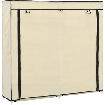 Botník Botník 5-úrovňový krémový 115x28x110 cm