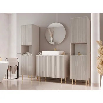 Koupelnový nábytek Koupelnová sestava Nawil VI, Barva: Kašmír, Sifon k umyvadlu: ano, Umyvadlo: ne MIRJAN 5903211428692