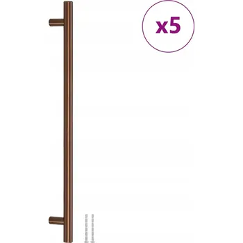 Nábytkové kování Nábytková úchytka ocelový bronzový 400x32 mm - elegantní design, odolná ocel, T s