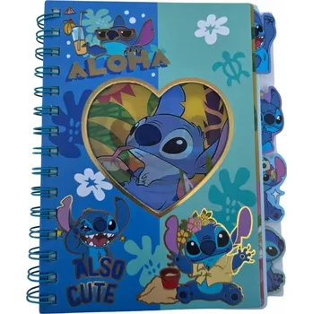 Blok Linkovaný zápisník Lilo & Stitch Clamoty A5, 60 stran